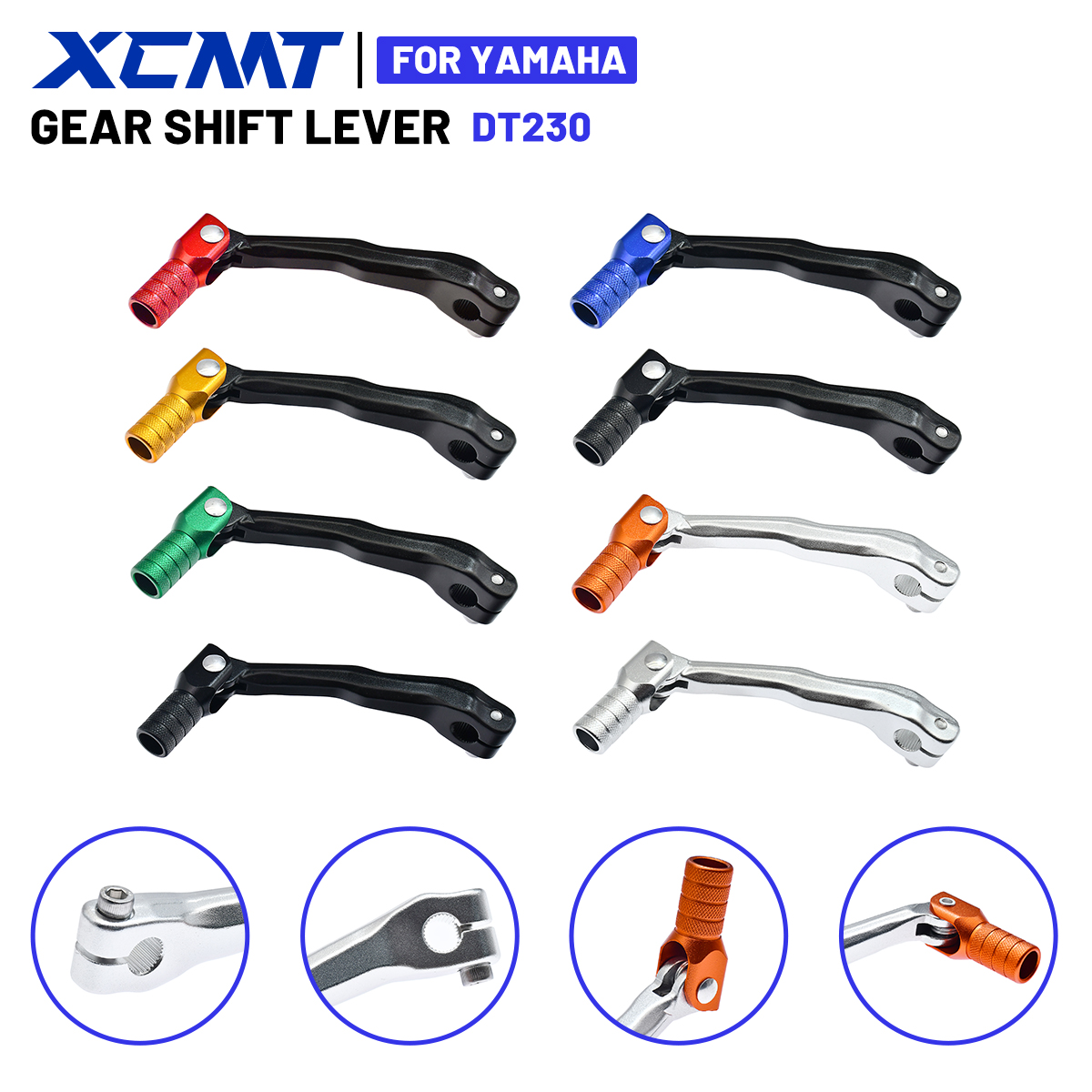 Riding Gear - Pedal Tuas Persneling Lipat Aluminium CNC