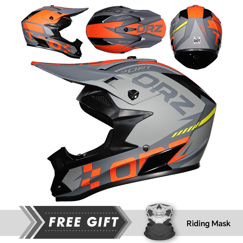 Quick Release Buckle Motorcycle Helmet - Helm Off Road pelindung wajah, helm
