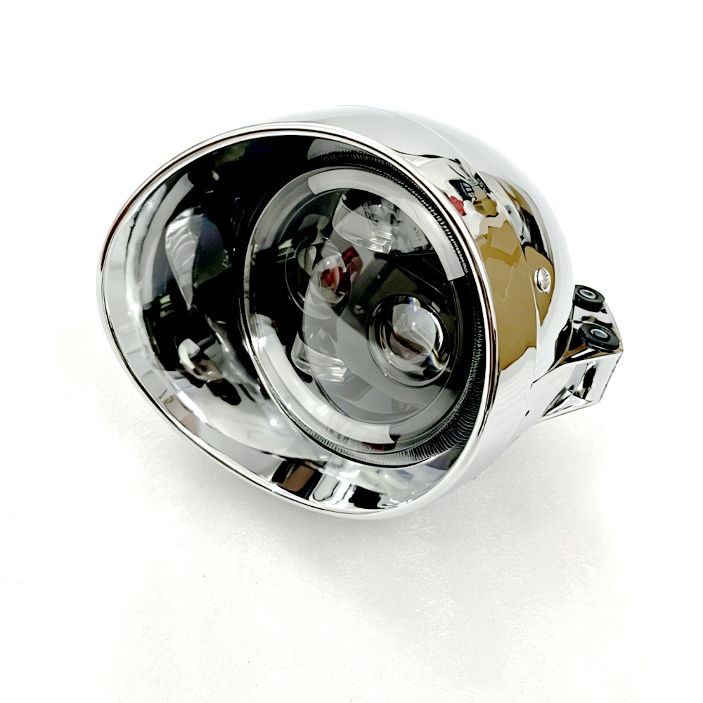 Lampu Depan LED 5.75' Sepeda M - Universal Motorcycle Led Headlight Projector ulasan dan harga