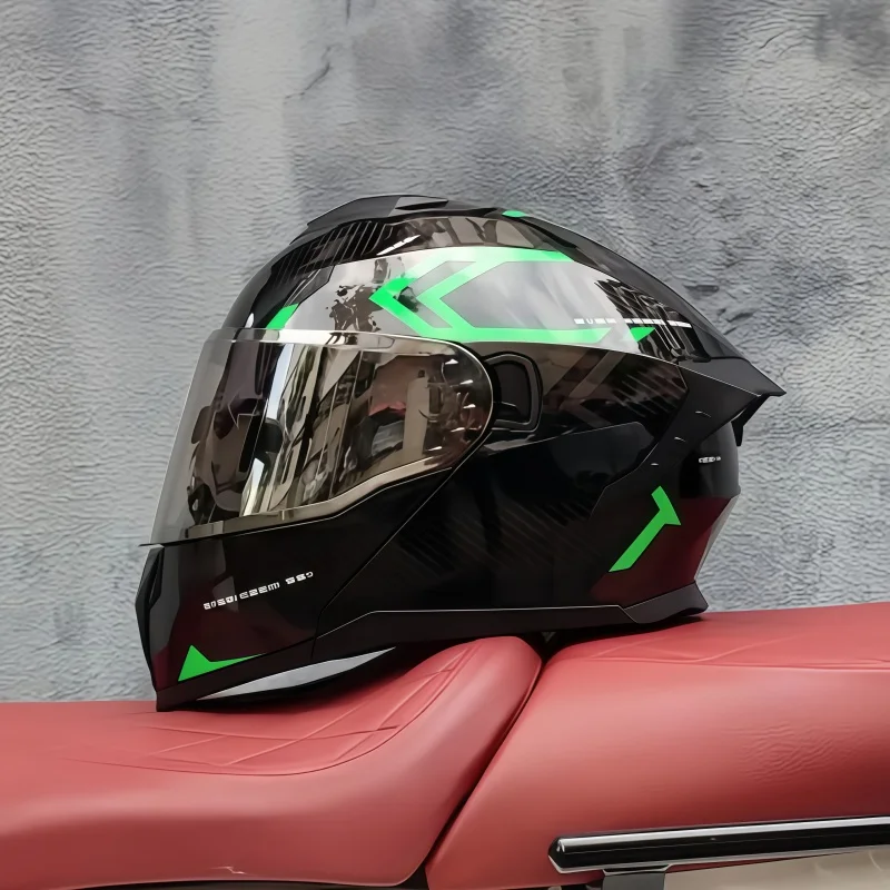 Helm Motor Balap Full Face Uni - Quick Release Buckle Motorcycle Helmet ulasan dan harga