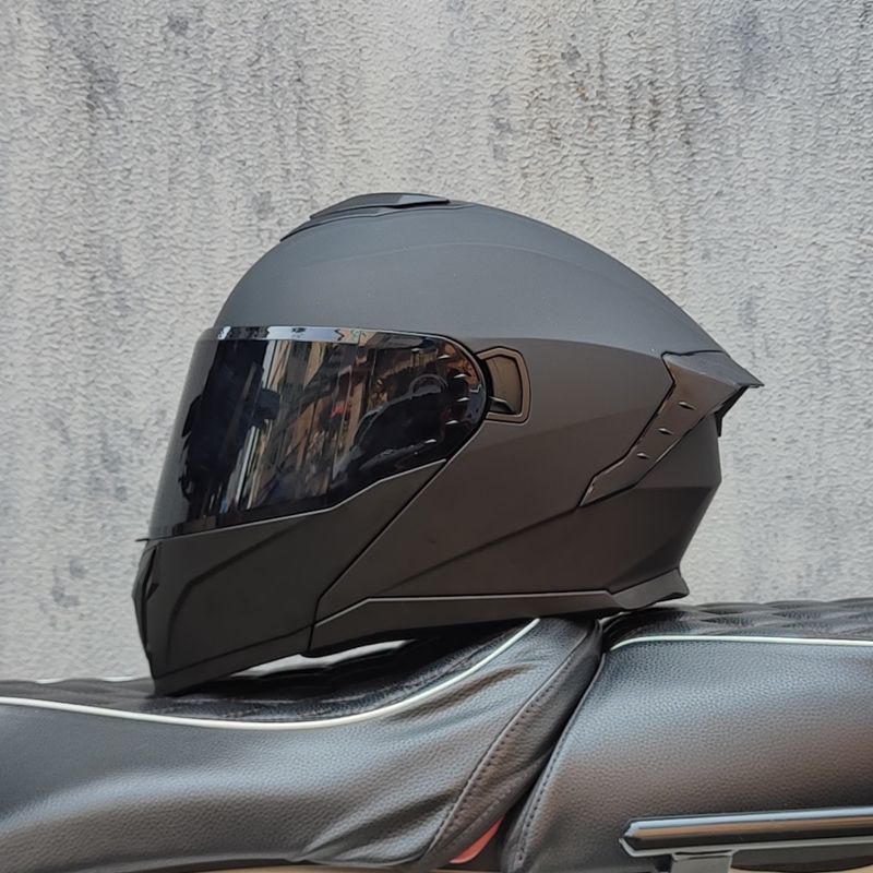 Helm Motor Balap Full Face Uni - Quick Release Buckle Motorcycle Helmet ulasan dan harga