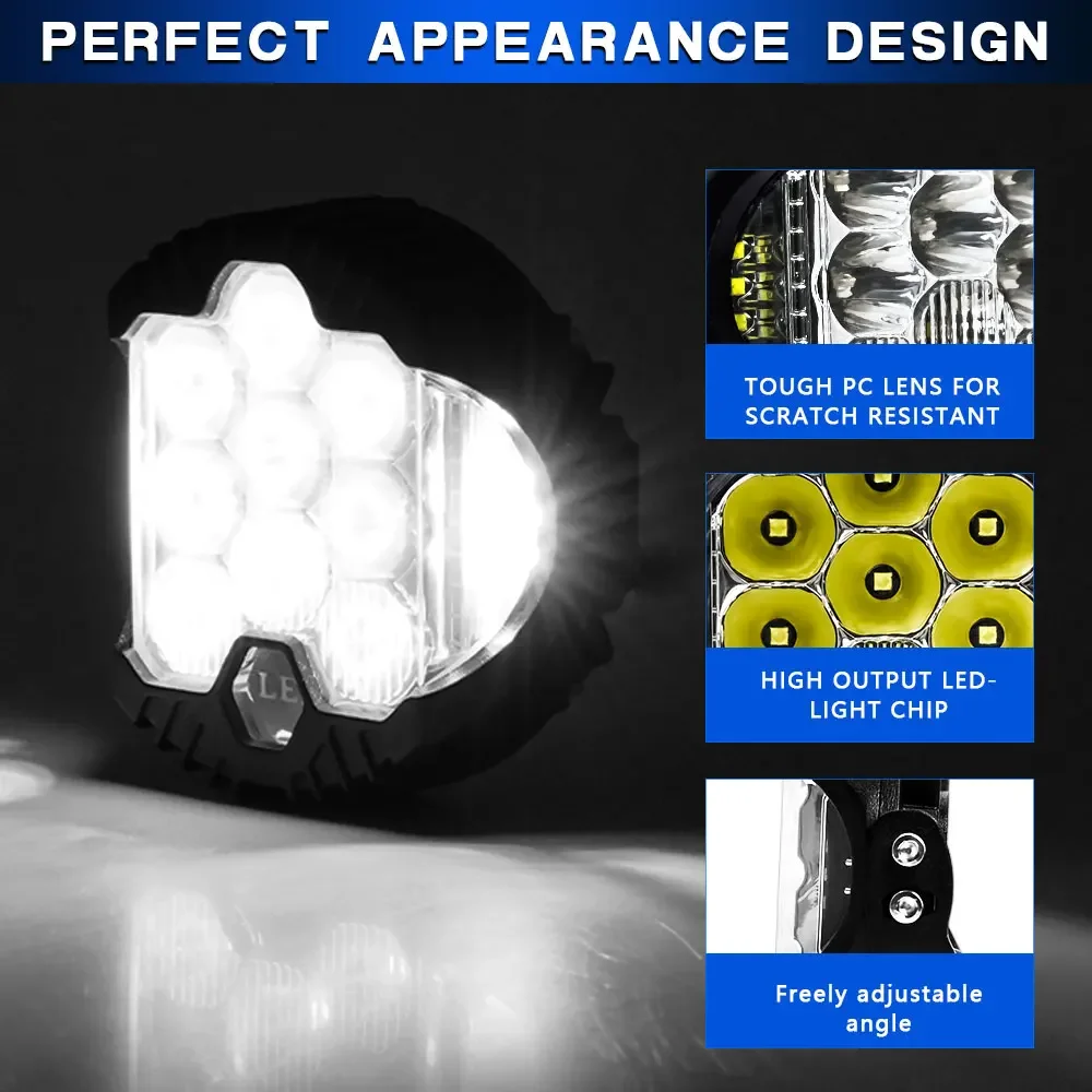 Proyektor sepeda motor lampu t - Universal Motorcycle Led Headlight Projector ulasan dan harga