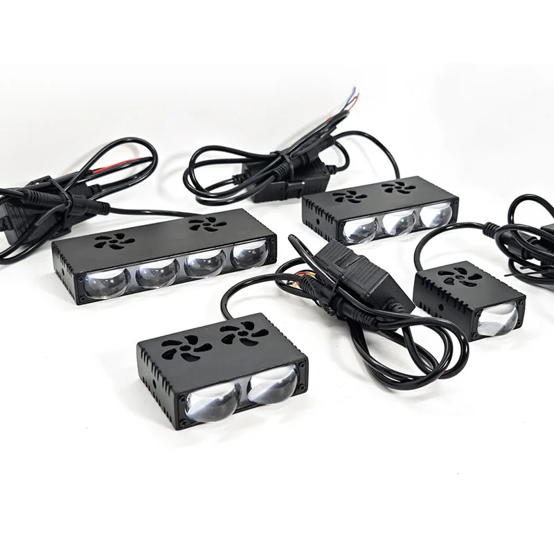 Lampu LED Grille Mobil Lampu K - Universal Motorcycle Led Headlight Projector ulasan dan harga
