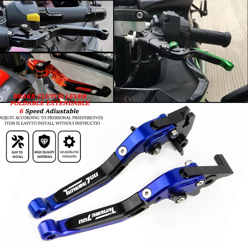 Cocok Untuk Sepeda Motor Tener - Cnc Aluminum Adjustable Brake Clutch Levers ulasan dan harga